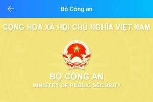 The Zalo page of the Ministry of Public Security (Photo: screenshot)