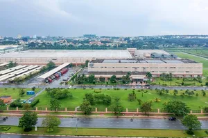A corner of the Saigon High-tech Park where Intel factory is located. (Photo: SGGP)