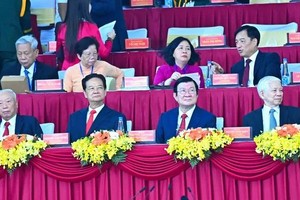 Delegates attend the grand celebration. (Photo: SGGP)