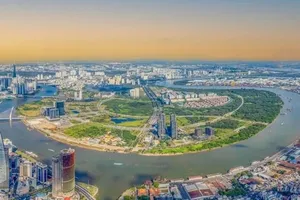 Thu Thiem New Urban Area in Thu Duc City (Photo: SGGP)