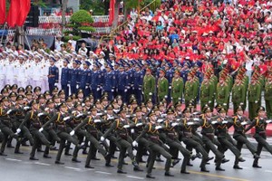 A military and civilian parade celebrating the 70th anniversary of Hai Phong's liberation is held in the northern coastal city of Hai Phong on May 11 (May 13, 1955 – 2025).