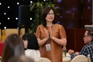 Director of the Vietnam Film Institute, Le Thi Ha (Photo: SGGP)