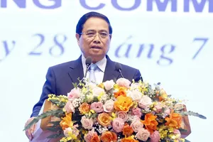 Prime Minister Pham Minh Chinh speaks at the inauguration ceremony of the National Organizing Committee for APEC 2027 (Photo: SGGP)