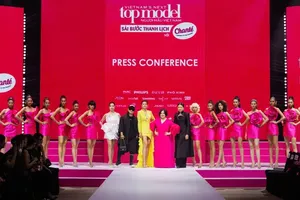 At the press conference of Vietnam’s Next Top Model 2025