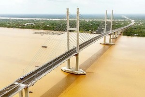 Rach Mieu Bridge 2 is ready to open to traffic. (Photo: SGGP)