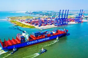 Tan Cang – Hai Phong International Container Terminal (Photo: SGGP)