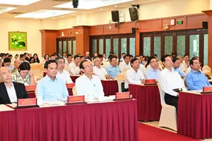 In Ho Chi Minh City, the conference is livestreamed to 1,250 locations, with the participation of more than 75,200 delegates. (Photo: SGGP)