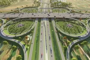 The Binh Tien Bridge and Road will provide a direct link between the city center and outlying districts.