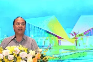 Secretary of the Ca Mau Provincial Party Committee, Nguyen Ho Hai speaks at the seminar. (Photo: SGGP)