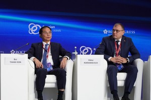 Deputy Prime Minister Bui Thanh Son at the forum (Photo: VNA)