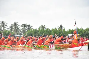 Ngo Boat Race of the Khmer ethnic group (Photo: SGGPP)