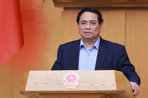 Prime Minister Pham Minh Chinh speaks at the Government’s regular meeting on November 8. (Photo: SGGP)