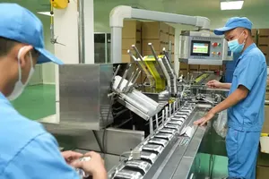 OPC Pharmaceutical Joint Stock Company’s production and packaging lines are being standardized in accordance with GMP-WHO guidelines and the technical requirements of export markets. (Photo: SGGP)
