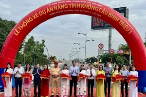 Ribbon-Cutting ceremony marks the opening of Binh Trieu Bridge 1. (Photo: SGGP)