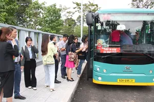 Ho Chi Minh City will offer free bus services during 2026 New Year holiday. (Photo: SGGP)
