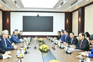 At the receiving ceremony (Photo: SGGP)