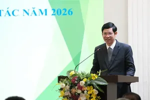 Deputy Minister of Culture, Sports, and Tourism Ho An Phong, speaks at the conference. (Photo: SGGP)