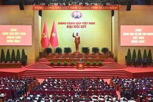 The 14th National Congress of the Communist Party of Vietnam convened its preparatory session on the morning of January 19 at the National Convention Centre in Hanoi. (Photo: SGGP)