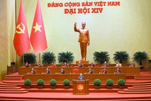 Party General Secretary To Lam delivers the closing remarks at the 14th National Party Congress on January 23, 2026. (Photo: VNA)