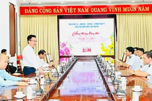 At the receiving ceremony (Photo: SGGP)