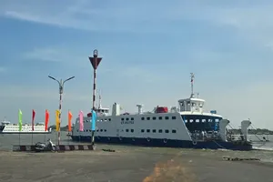 An Hoa–Long Xuyen ferry terminal in An Giang Province (Photo: SGGP)