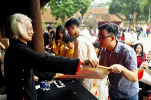 Seeking calligraphy at the start of the Lunar New Year remains a cherished tradition upheld by many families.
