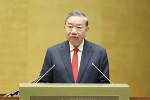 Party General Secretary To Lam speaks at the gathering (Photo: SGGP)