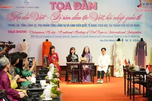 At the seminar titled “Vietnamese Ao Dai – National Heritage, International Integration," (Photo: SGGP)