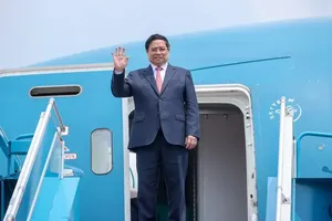Prime Minister Pham Minh Chinh leaves Hanoi for an official visit to Russia. (Photo: VNA)