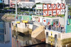 The Ben Nghe tidal sluice in Ho Chi Minh City (Illustrative photo: VNA)