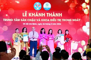 On March 26, Hung Vuong Hospital in Ho Chi Minh City officially inaugurates its Pelvic Floor Center and Day Treatment Department. (Photo: SGGP)
