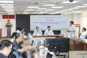 At the press conference (Photo: SGGP)