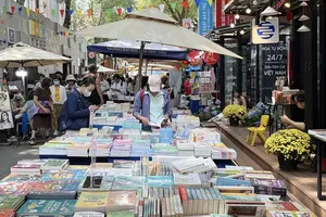 Ho Chi Minh City Book Street is a cultural destination attracting both domestic and international visitors. (Photo: SGGP)