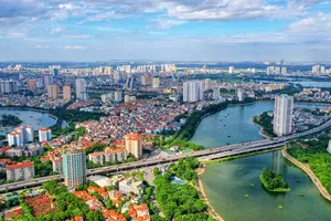 Hanoi’s 100-year master plan places a strong emphasis on urban development and transport infrastructure. (Photo: SGGP)