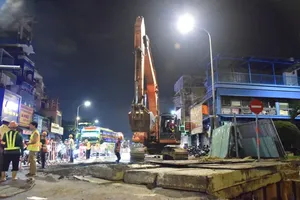 Many projects are currently being carried out with vigorous construction efforts. (Photo: SGGP)