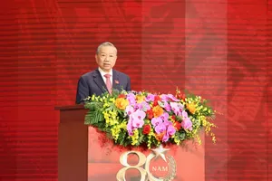 Party General Secretary and State President To Lam sends a congratulatory letter marking the 80th anniversary of the traditional day of the People’s Public Security advisory force (April 18, 1946–2026).(Photo: SGGP)