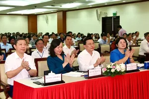Delegates attend the conference. (Photo: SGGP)