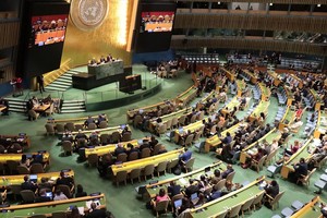 A view of the opening session of the 11th Review Conference of the Parties to the Treaty on the Non-Proliferation of Nuclear Weapons (NPT) in New York on April 27 (Photo: VNA)