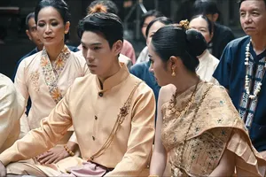 A scene in the film co-production between Vietnam and Thailand, “Co dau ma” (The Bride), directed by Lee Thongkham