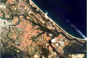 An image of VNREDSat-1 capturing Da Nang on May 2, 2026. (Source: Vietnam Academy of Science and Technology (VAST))
