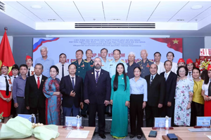 Participants at the event held in Ho Chi Minh City on May 7 to mark the 81st anniversary of Victory Day of the Soviet people in the Great Patriotic War. (Photo: VNA)