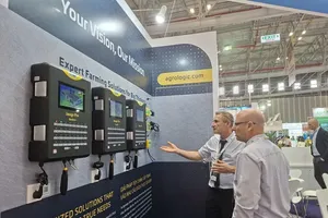 An exhibition booth from Europe