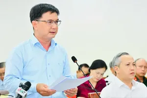 Vice Chairman of the Ho Chi Minh City People’s Committee, Nguyen Manh Cuong speaks at the event. (Photo: SGGP)