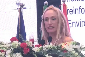 Consul General of Italy in Ho Chi Minh City, Alessandra Tognonato, speaks at the ceremony. (Photo: SGGP)