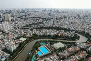 An urban area in Nhieu Loc Ward, Ho Chi Minh City (Photo: SGGP)
