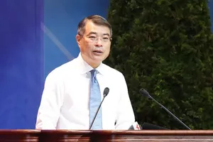 PM Le Minh Hung speaks at the event (Photo: SGGP)