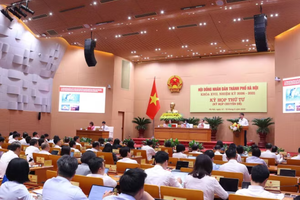 An overview of the 4th session of the 17th Hanoi People’s Council for the 2026–2031 term. (Photo: VNA)
