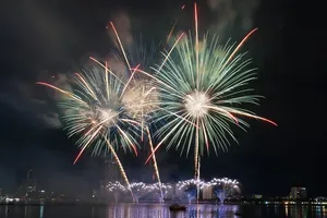 The Portuguese team's fireworks performance