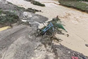 Heavy rain triggers localized flooding in Son La Province on July 11.