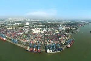 Aerial view of Cat Lai Port (Photo: SGGP)